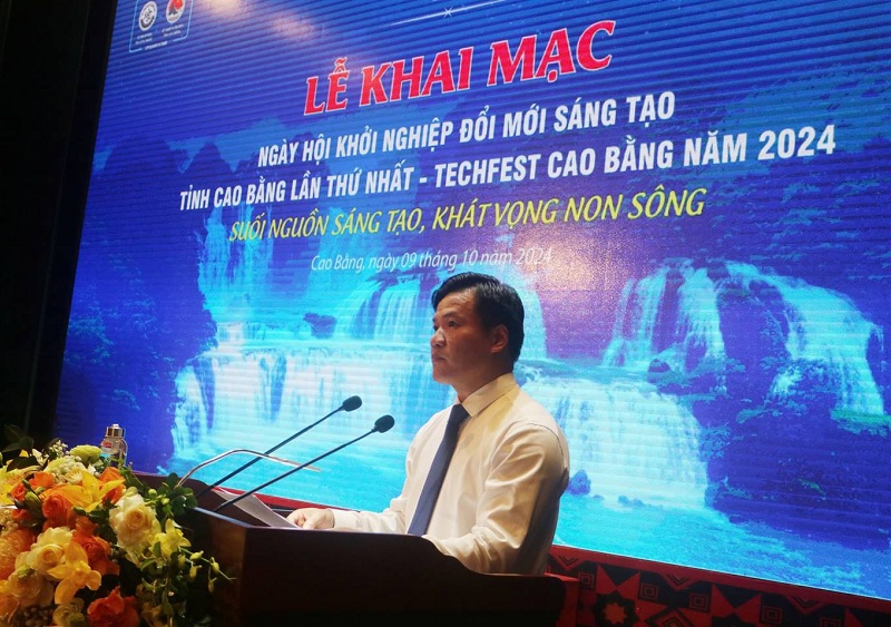 Khai mạc Ngày hội Khởi nghiệp Đổi mới sáng tạo tỉnh Cao Bằng lần thứ nhất năm 2024