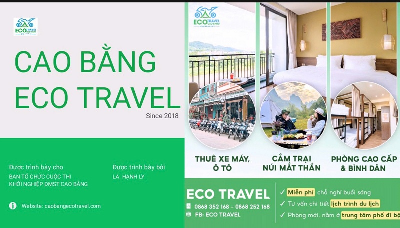 Dự án “CAO BANG ECO TRAVEL  thanh niên nông thôn khởi nghiệp phát triển dịch vụ du lịch Cao Bằng”